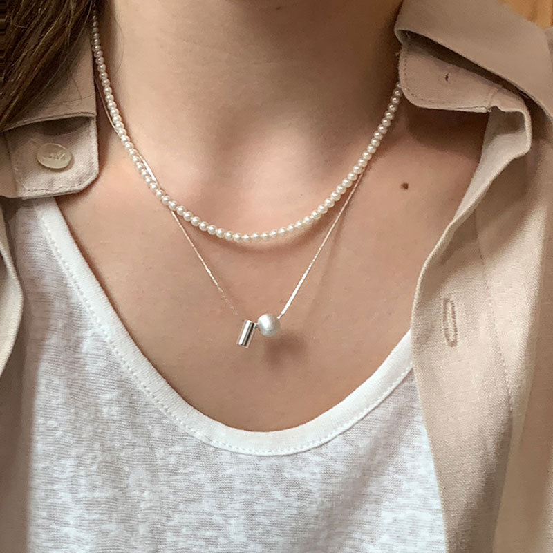 Minimalist Layered Necklace In Gold Delicate Chain Quiet Luxury_voghion.com