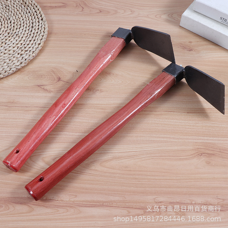 小锄头家用户外园林艺种植农具翻地开荒挖土农用种菜挖笋工具耙子