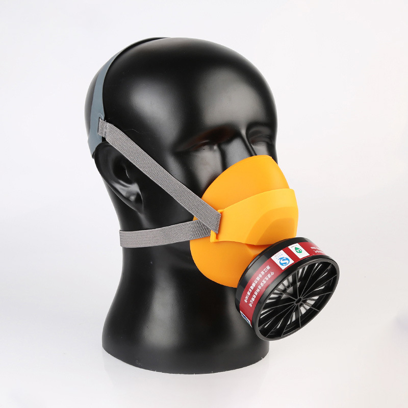 厂家直供工业清洁防尘口罩 喷漆装修防毒面罩 多色可选厂家批发