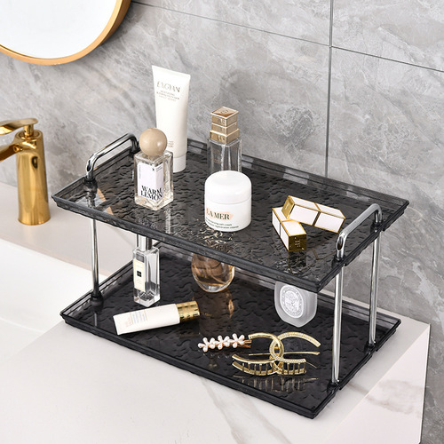 Desktop storage rack cup holder multi-layer perfume aromatherapy entryway bedroom dressing table cosmetics storage rack