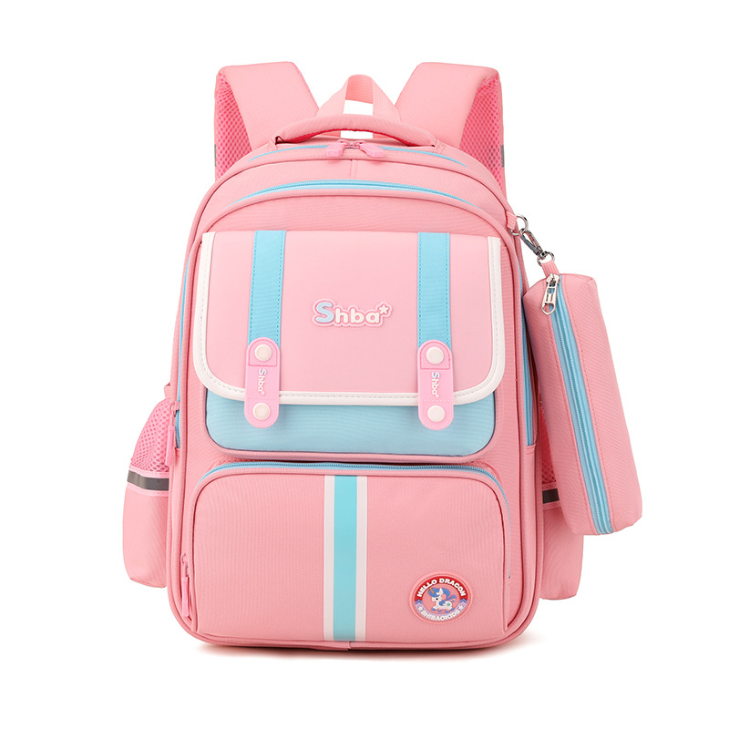 Mochila escolar para estudiantes de escuela primaria para niños 1-3-6 grado ligero reducción de Carga Protección de la columna vertebral bolsas escolares