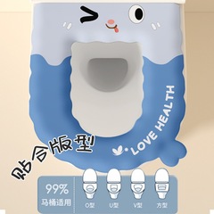 キュートで遊び心のある表情の防水便座EVA便座クッション四季防水便座カバー卸売