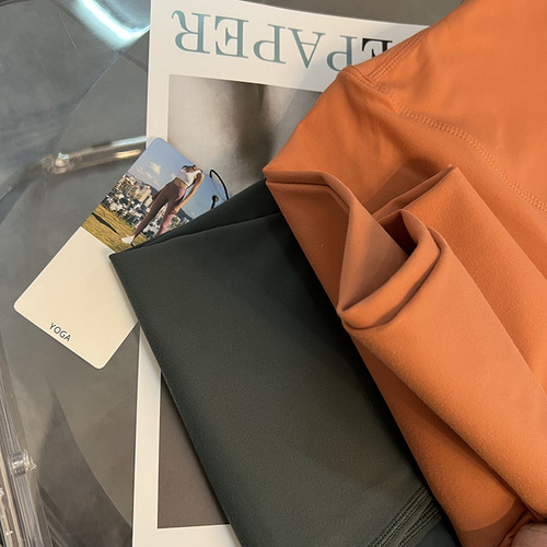 Peach-butt nude-feeling nine-point soft brushed lulu high-waisted yoga pants white high-waisted butt-lifting Pilates fitness pants