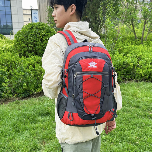 Outdoor hiking backpack large capacity lightweight hiking and fitness travel bag hiking and climbing backpack long journey weight reduction backpack