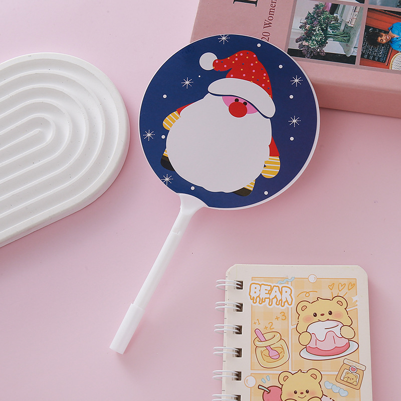 Creativo de dibujos animados fan pluma lindo aprendizaje papelería ventilador bolígrafo estudiante Premio regalo al por mayor publicidad logo