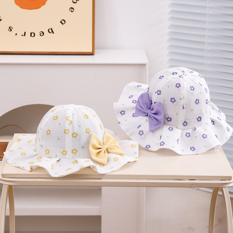 Sombrero de bebé sombrero de verano bebé princesa hermosa sombrero de sol sombrero de pescador sombrero de sol para niños pequeños sombrero de primavera y otoño