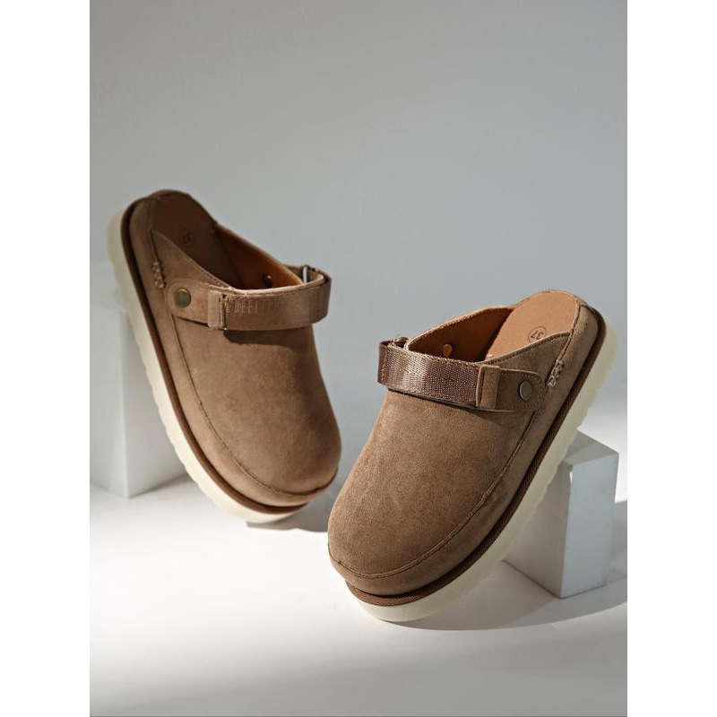 G 32125 Plus Size Fleece Two-Way Slippers Large Size Fleece-Lined Two-Way Cotton Slippers