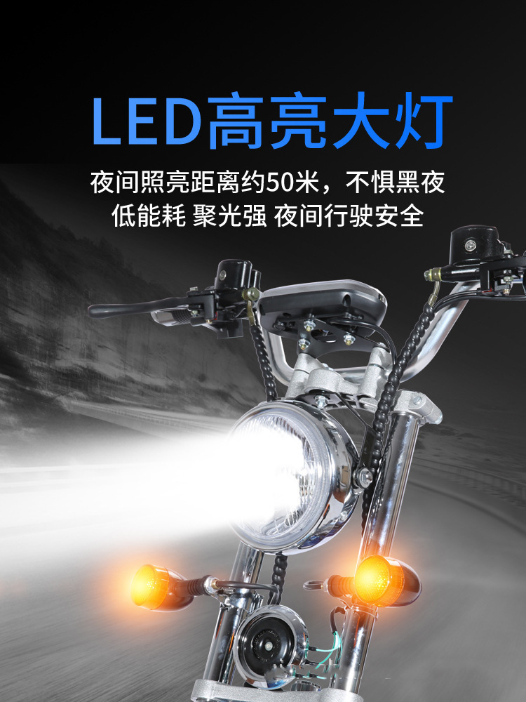 Cross-Border Exclusive Supply of Harley Cp1.2 Electric Motorcycles for Outdoor Riding, European Eec Certified, Licensed Adult Mobility Vehicles
