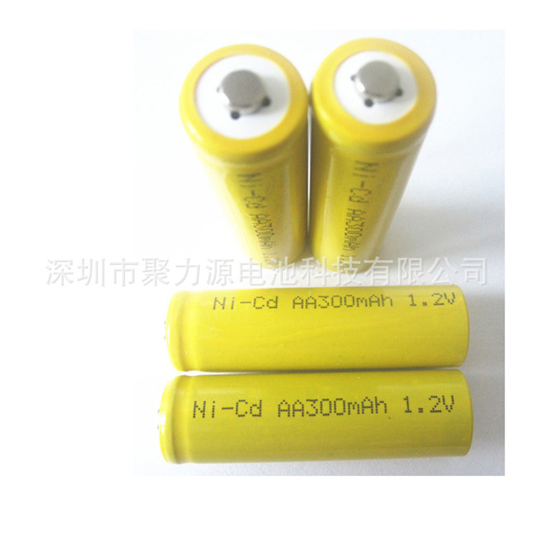 供应镍镉电池AA300MAH 1.2V 5号充电电池 AA电池