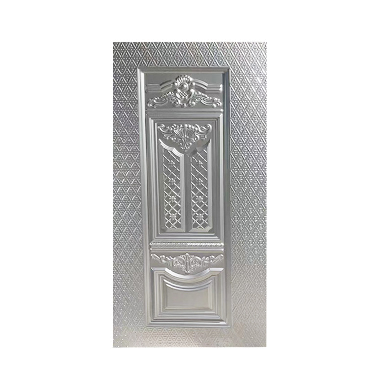 浙江个性化制定防盗门压花门板甲骨纹匠心纹底纹冷轧镀锌铸铝门板
