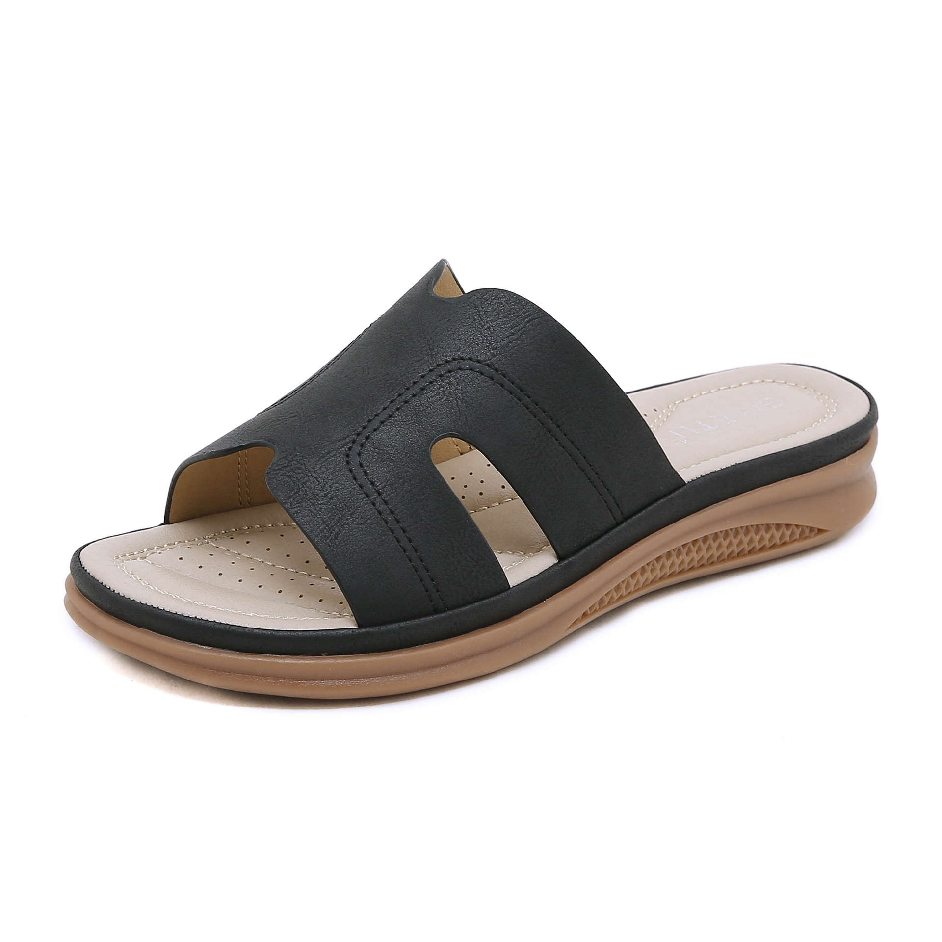 Z637-2 Nuevo 2024 sandalias de primavera y verano de Las Mujeres de Europa y América ocasional ligero más tamaño retro cuña Sandalias cómodas