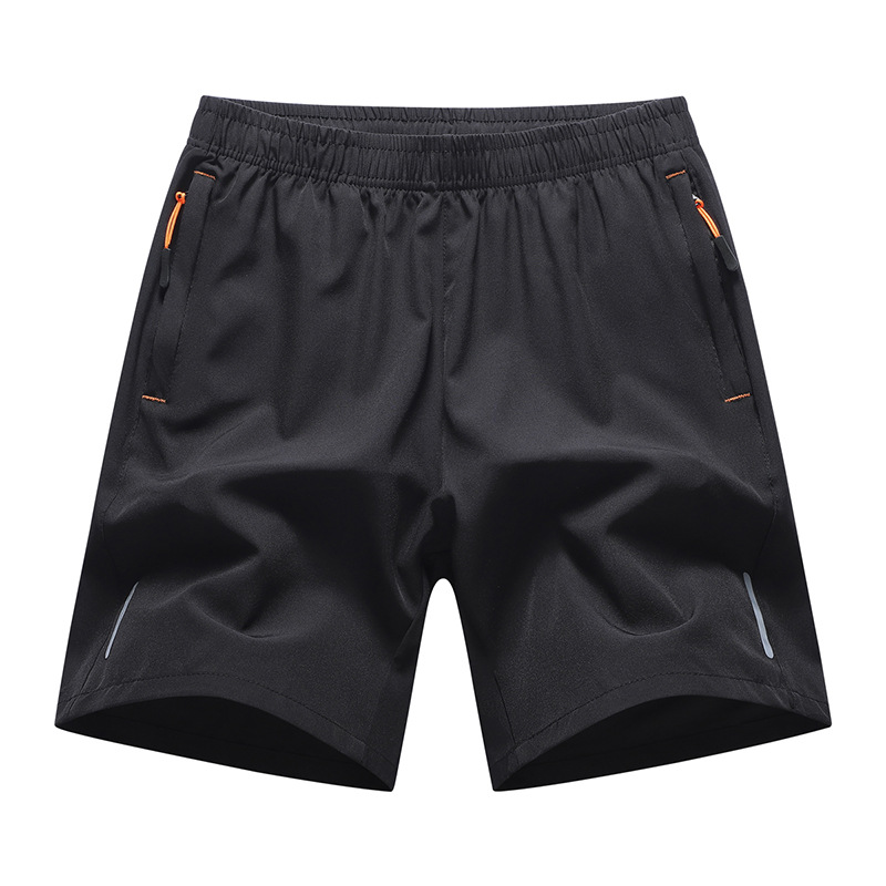 Pantalones cortos deportivos de verano secado rápido más grande para hombres hielo pantalones de entrenamiento delgados sueltos pantalones de baloncesto de cinco puntos