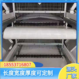 鸡用清粪带图片 传送带清鸡粪机皮带接法
