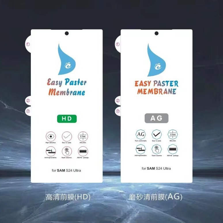 For Samsung S24 hydraulic film full glue note20ultra mobile phone anti-peep film ZFlip5 folding screen ZFold5