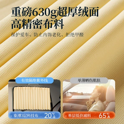 light rail embedded adjustable — Car curtains