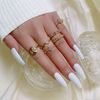 Fashionable ring, set, European style