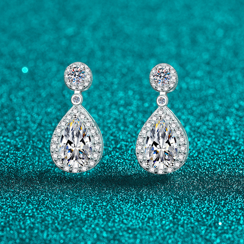 Argolas em prata de lei com moissanite d e design de gota_voghion.com