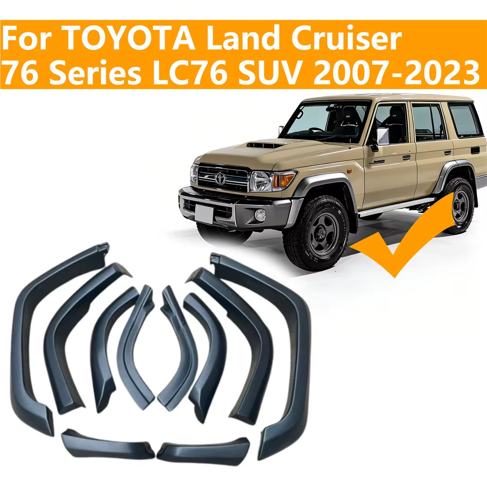 Suitable for Toyota Land Cruiser LC76/FJ76 four-door SUV, off-road widened protective fender flares