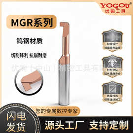 定制专拍钨钢切槽小镗刀MGR牙刀内孔镗刀微型车刀端面槽刀切槽镗