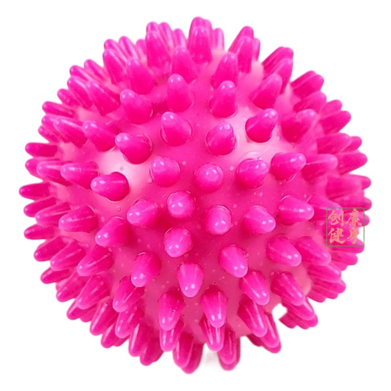 Full-Size Pvc Hard Spike Ball for Muscle Relaxation, Fascia Ball, Foot Massage Ball, Yoga Ball, Foot and Arm Relaxation Ball
