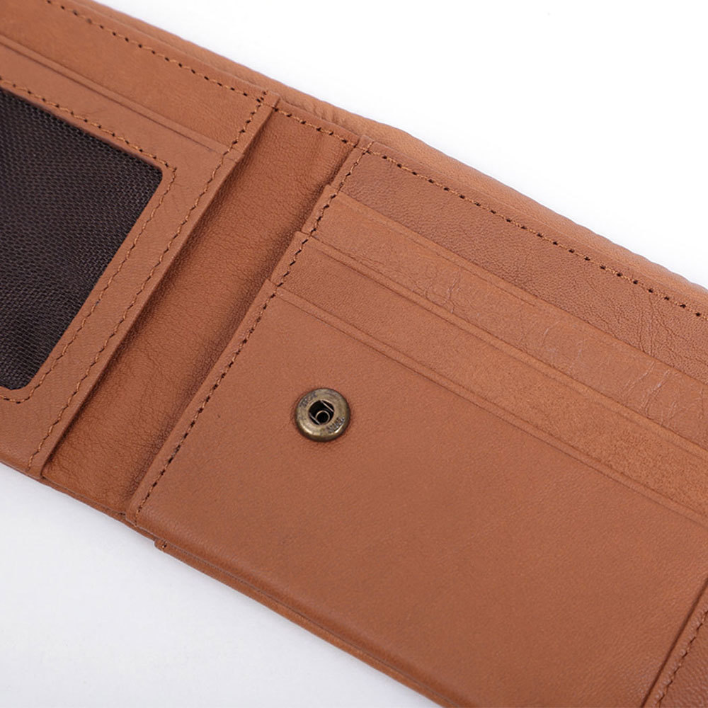 short leather wallet