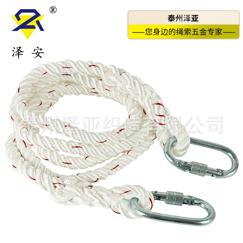 Веревка предохранительного троса на высоте