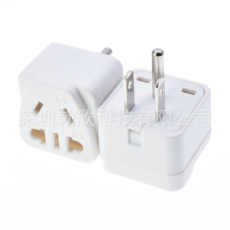 WK-5美标转换新国标插头美式插头台湾加拿大非侓宾美国等可用