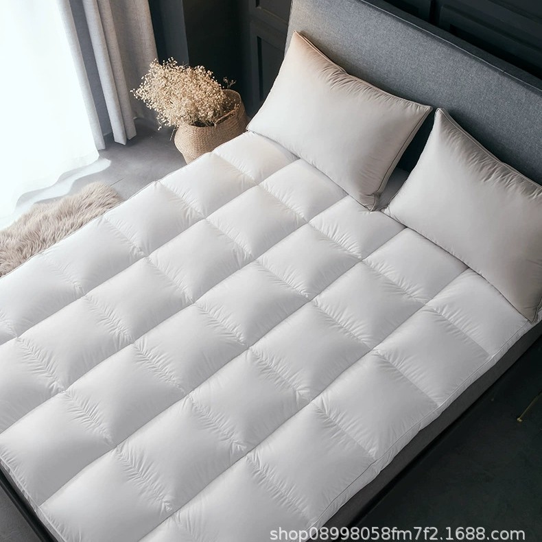 Hongrun Honren Factory Processes Customized down Feather Mattress Hotel Cotton White Duck down Mattress