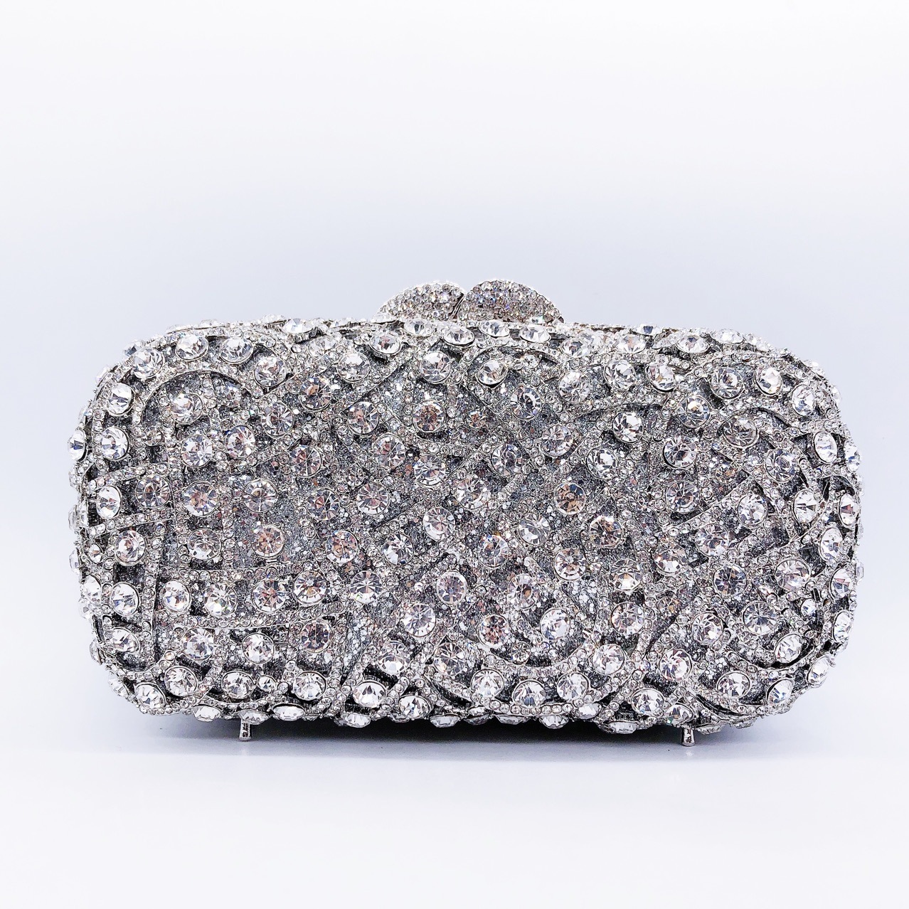 Seleccione estrictamente la nueva bolsa de banquete de diamantes huecos, bolsas de mano de banquete europeas y americanas, bolsas de diamantes, bolsas de bolsa de embrague, vestidos de diamantes
