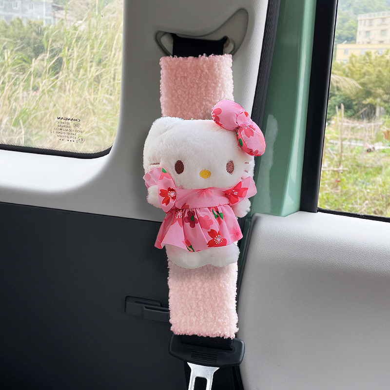 Funda Protectora para Cinturón de Coche de Felpa para Cinturón de Seguridad