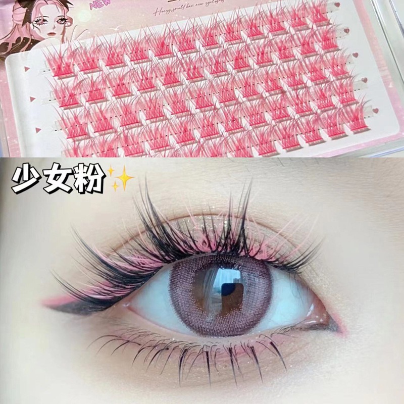 Dopamina Color Pestañas postizas Caja de miel Pestañas perezosas segmentadas Trilogía Fox Pestañas postizas Natural