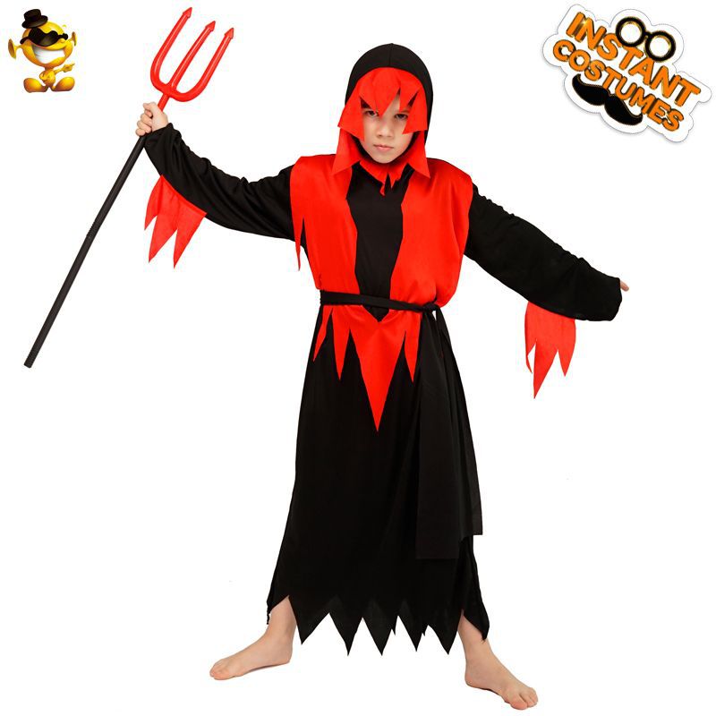 Niño pequeño demonio Vulcan traje Cosplay traje mascarada ropa de fiesta traje de Halloween image 6