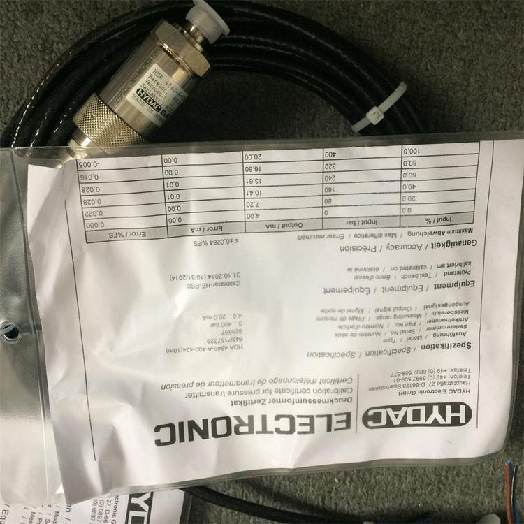 EDS348-5-400-000全新原装贺德克Hydac压力传感器