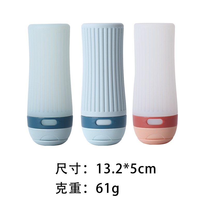 穴付きガスボンベ詰め替えボトル、アウトドア旅行化粧品サンプルボトル詰め替え洗顔料ローションシリコン保存ボトル|undefined