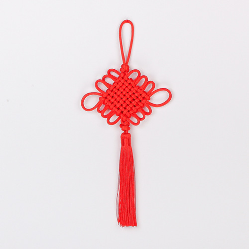 Chinese Knot Pendant, Small Size, for Living Room & Entranceway—Featuring the Character 