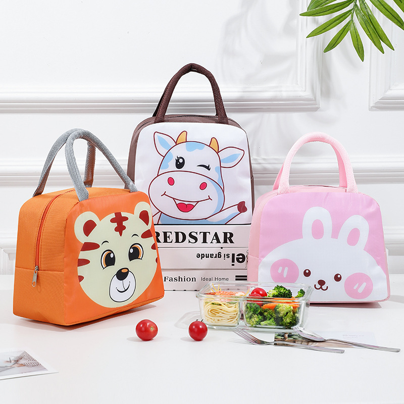 Children's lunch box bag handbag lunch bag lunch bag lunch bag lunch bag cartoon portable insulation bag primary school student lunch box bag
