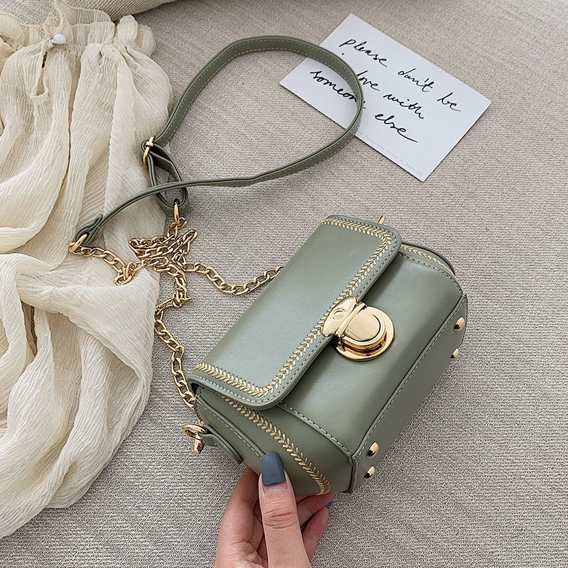 時尚包包女士新款鏈條韓版潮學生單肩包斜挎包小方包跨境批發代發