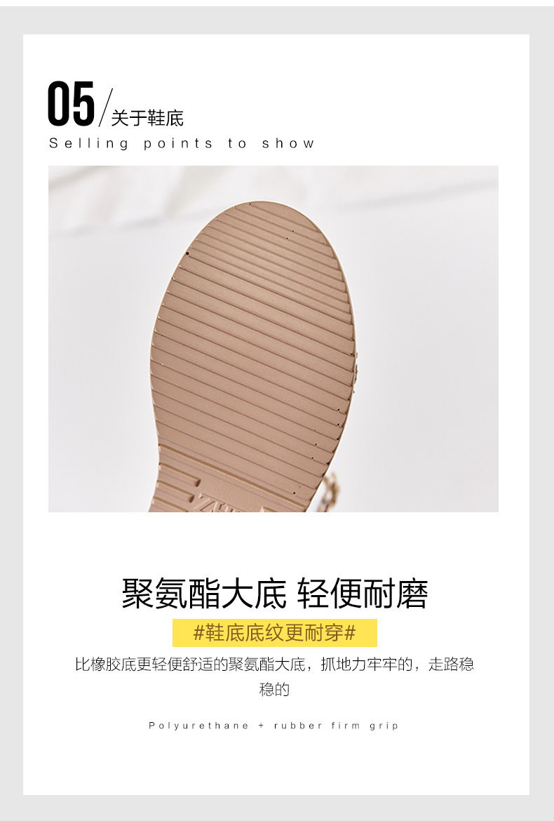 Giày sandal đế xuồng nữ đính đá thời trang — M298 màu đen chi tiết 14