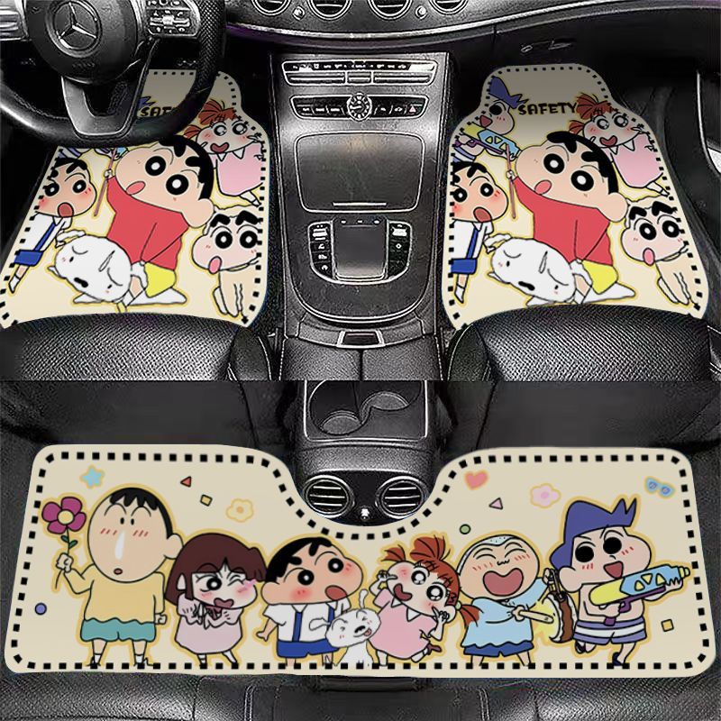 Cross-Border Hot-Selling Universal Car Floor Mats, Cuttable, Dirt-Resistant, Non-Slip, Easy to Clean, Dirt-Scraping Mats, Dropshipping