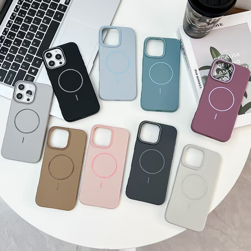 Suitable for Apple 16/13 Magnetic New Mobile Phone Case Iphone15Proma Silicone Protective Cover 12Pro11Pro