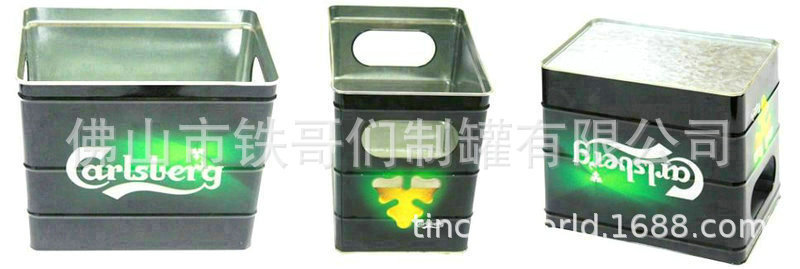 厂家供应马口铁铁桶 垃圾桶 冰桶 镀锌桶，方形冰桶，5L冰桶