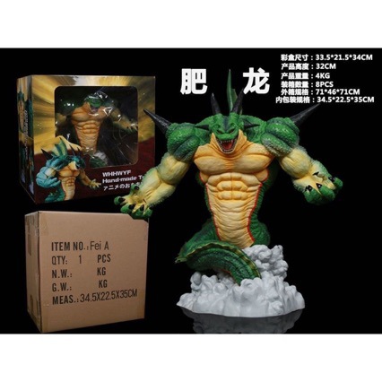 Anime super Saiyan super gran dragón polenga escenas de estatuas de dragón modelo de caja hecha a mano