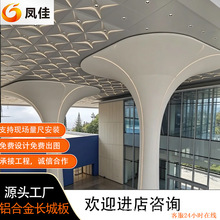 厂家直销双曲铝单板天花吊顶定制弧形铝板幕墙装饰造型铝合金建材