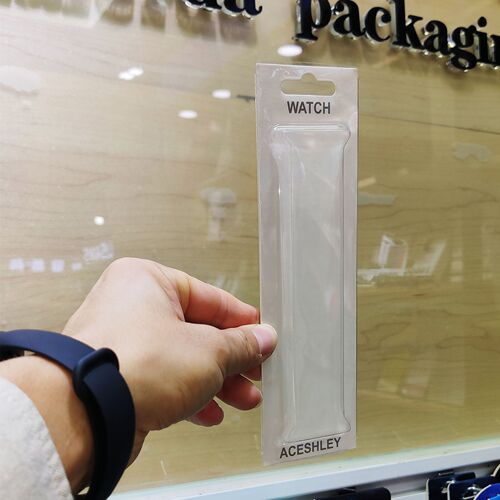 Cross-border hot selling Milan watch with card packaging carton Apple 15 silicone watch strap packaging box blister pull-out box