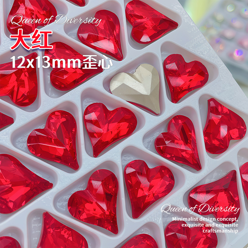 12*13mm 큰 빨간색 카드 슬롯 비뚤어진 중앙