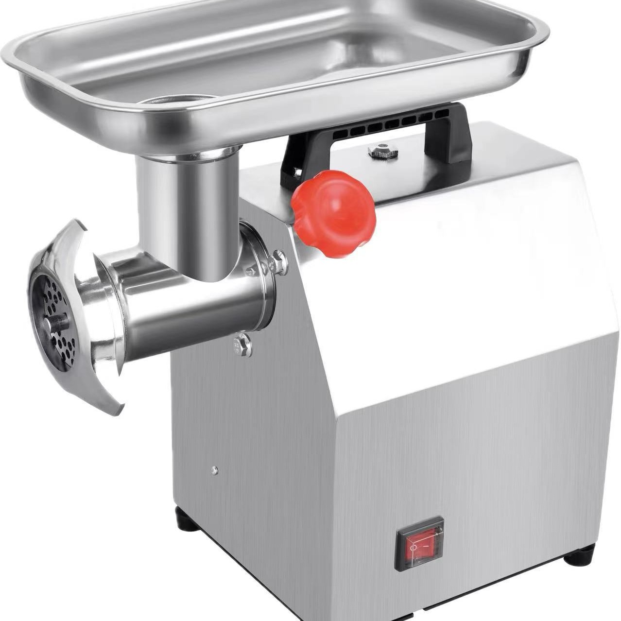 cabeza de aluminio de mesa de acero inoxidable molinillo de carne comercial de alta potencia enema automático de relleno doméstico mezclador personalizado