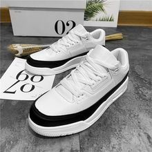 男鞋气垫运动小白鞋子男潮鞋2025新款春季百搭厚底增高小众老爹鞋