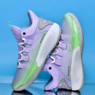 Basketball Shoes Men's Spring Student Practical Basketball Shoes Wear-resistant Sports Boots High-top Youth Anti-slip Breathable Comfortable