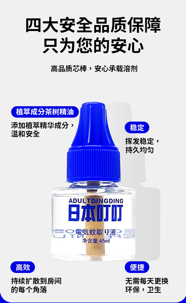 Mosquito repellent fluid, 45 ml