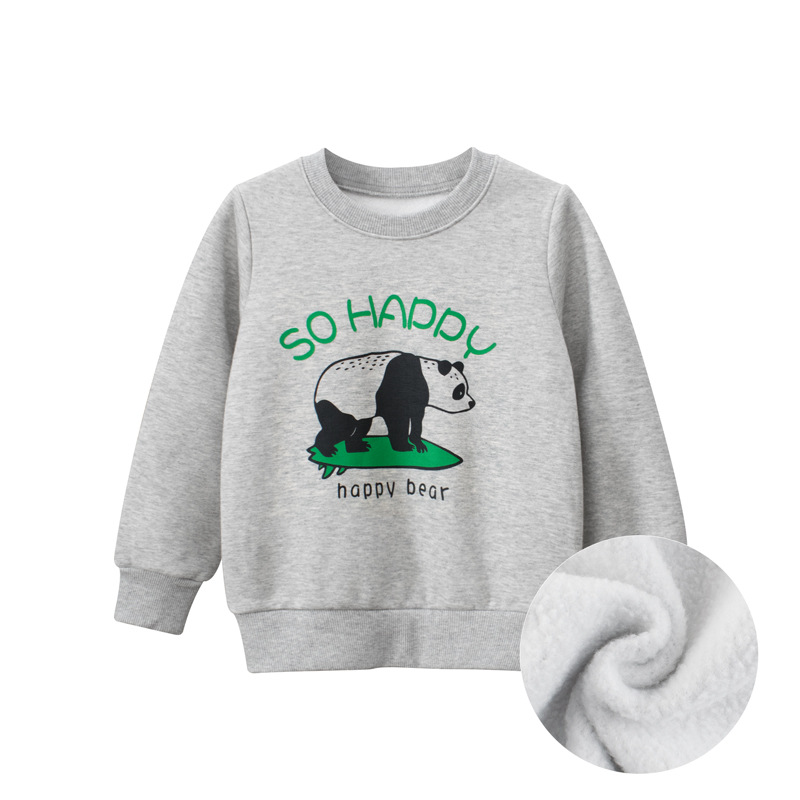 27 niños de comercio exterior ropa para niños Otoño e Invierno nueva ropa de bebé Panda suéter de los niños de una sola pieza de entrega